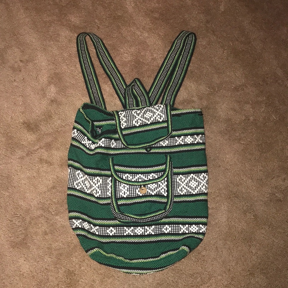 Fabric backpack from Mexico!